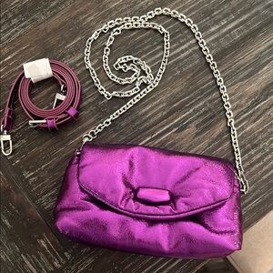 Zara Metallic Mini Chain  Bag